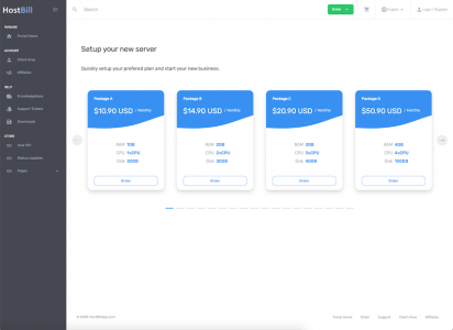 Order Page templates | HostBill | Billing & Automation Software